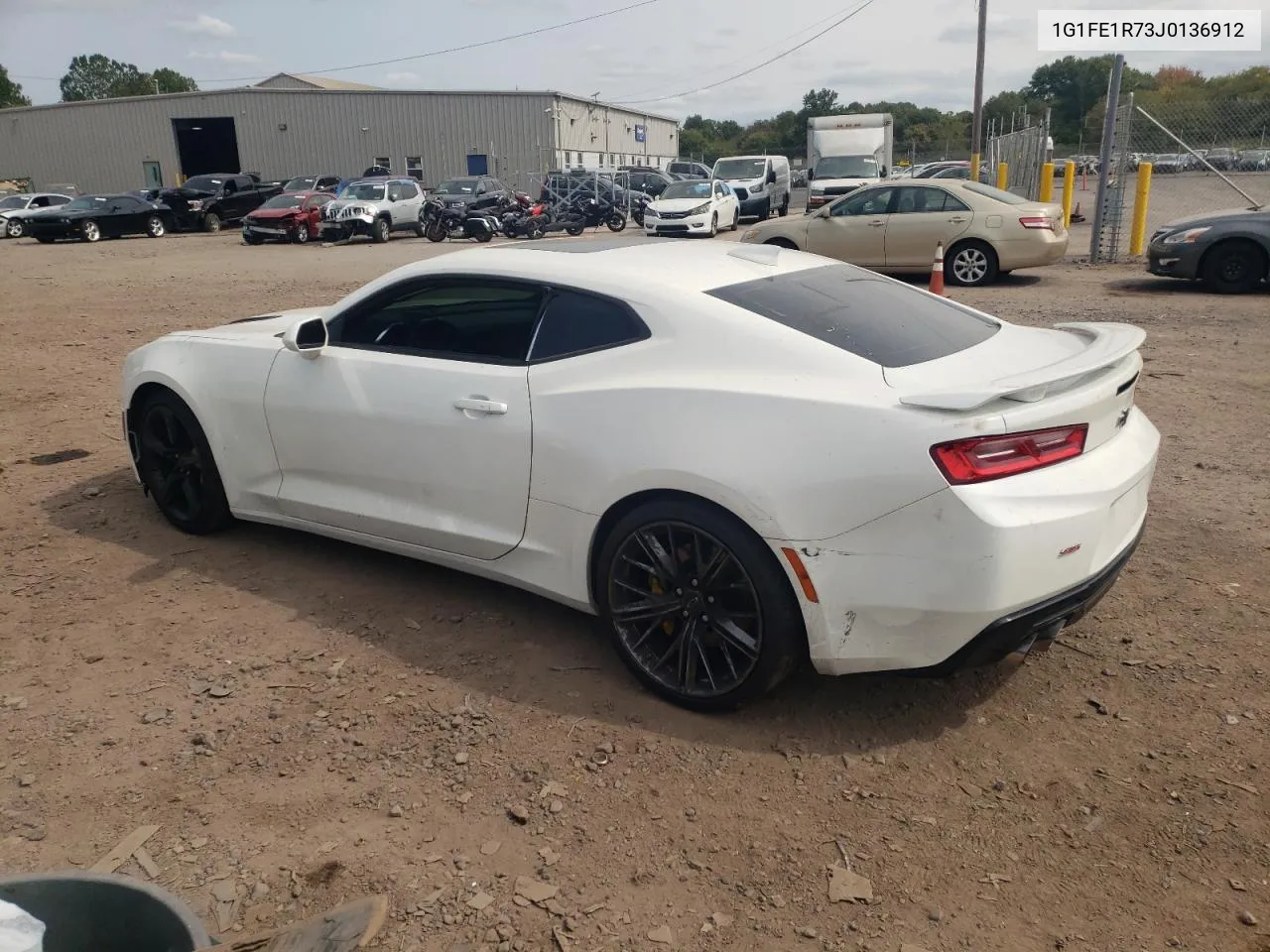 2018 Chevrolet Camaro Ss VIN: 1G1FE1R73J0136912 Lot: 71728444