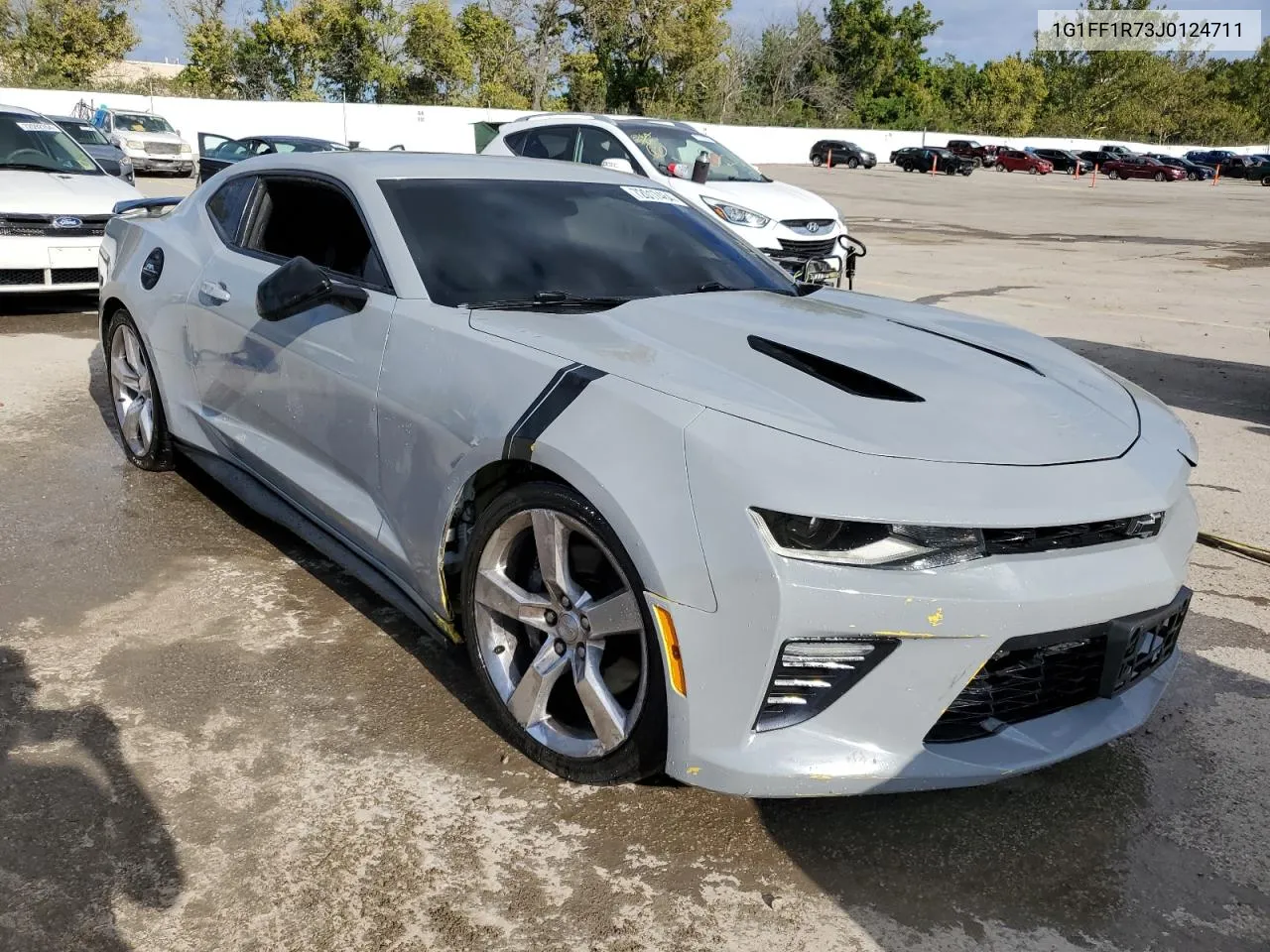 2018 Chevrolet Camaro Ss VIN: 1G1FF1R73J0124711 Lot: 72017464