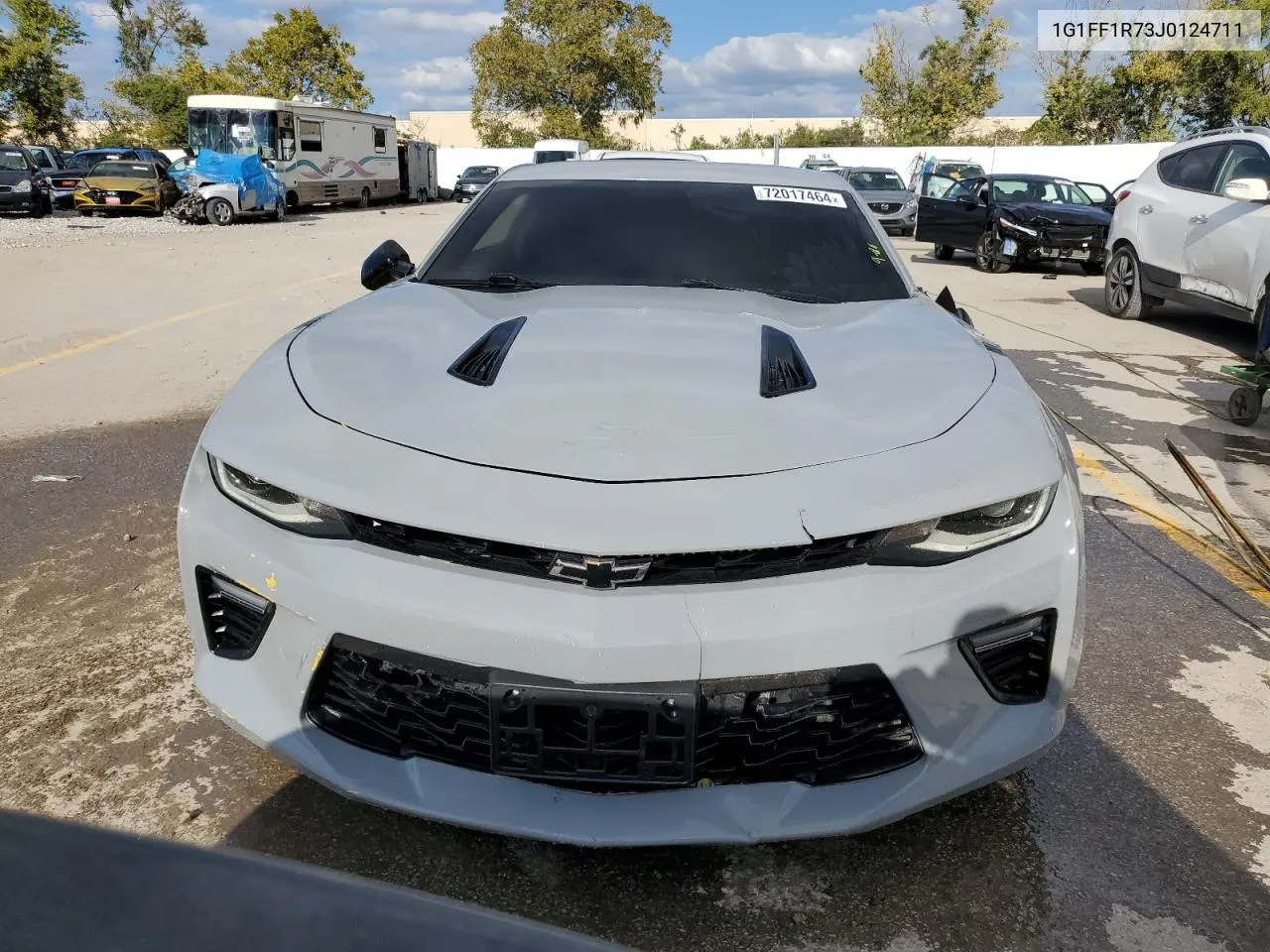 2018 Chevrolet Camaro Ss VIN: 1G1FF1R73J0124711 Lot: 72017464