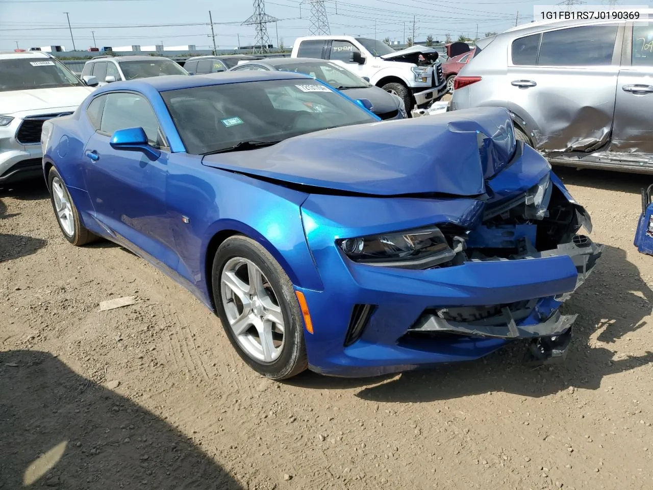 1G1FB1RS7J0190369 2018 Chevrolet Camaro Lt