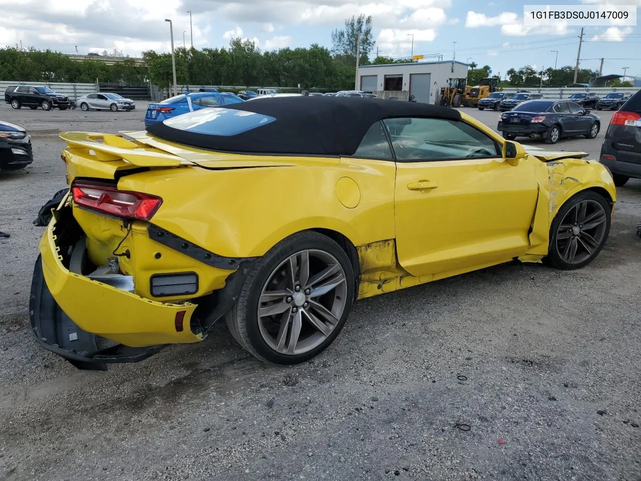 2018 Chevrolet Camaro Lt VIN: 1G1FB3DS0J0147009 Lot: 72499194