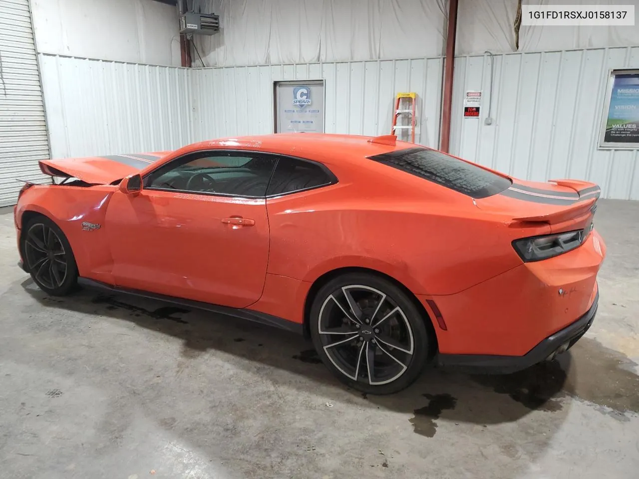 2018 Chevrolet Camaro Lt VIN: 1G1FD1RSXJ0158137 Lot: 72934124