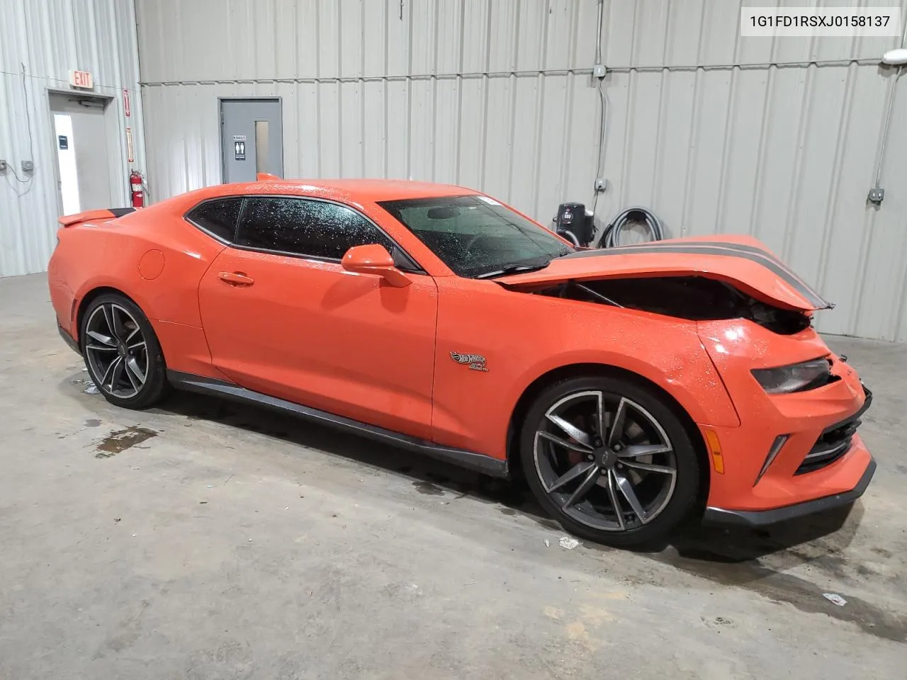 2018 Chevrolet Camaro Lt VIN: 1G1FD1RSXJ0158137 Lot: 72934124