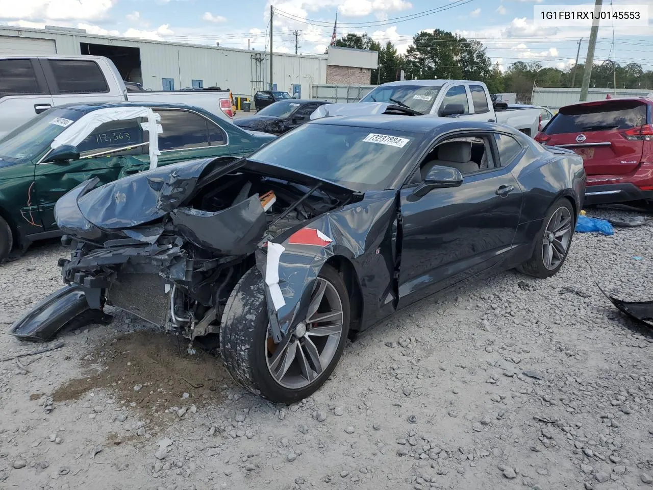 2018 Chevrolet Camaro Lt VIN: 1G1FB1RX1J0145553 Lot: 73237884