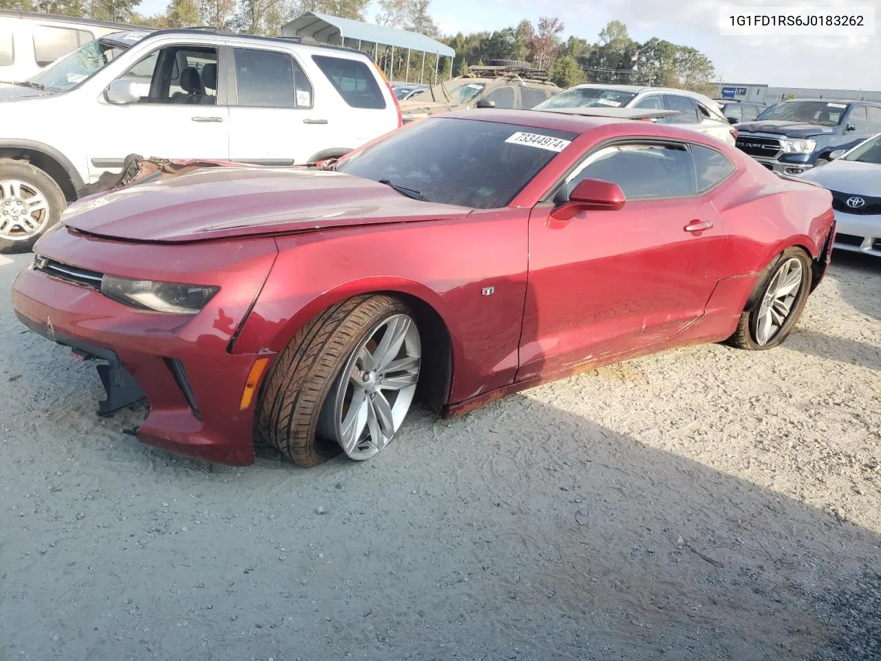 2018 Chevrolet Camaro Lt VIN: 1G1FD1RS6J0183262 Lot: 73344974