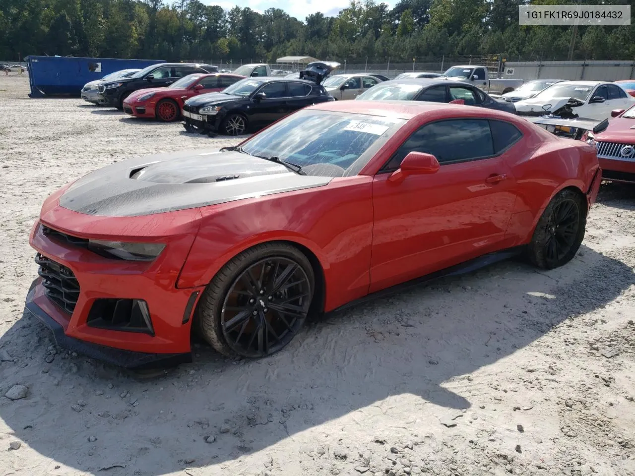 2018 Chevrolet Camaro Zl1 VIN: 1G1FK1R69J0184432 Lot: 73487834