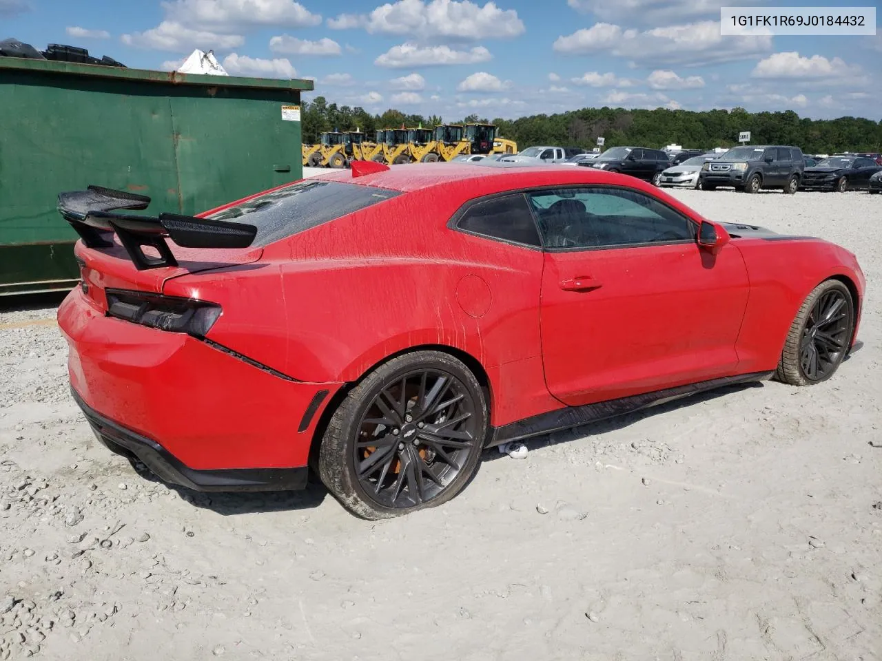 2018 Chevrolet Camaro Zl1 VIN: 1G1FK1R69J0184432 Lot: 73487834