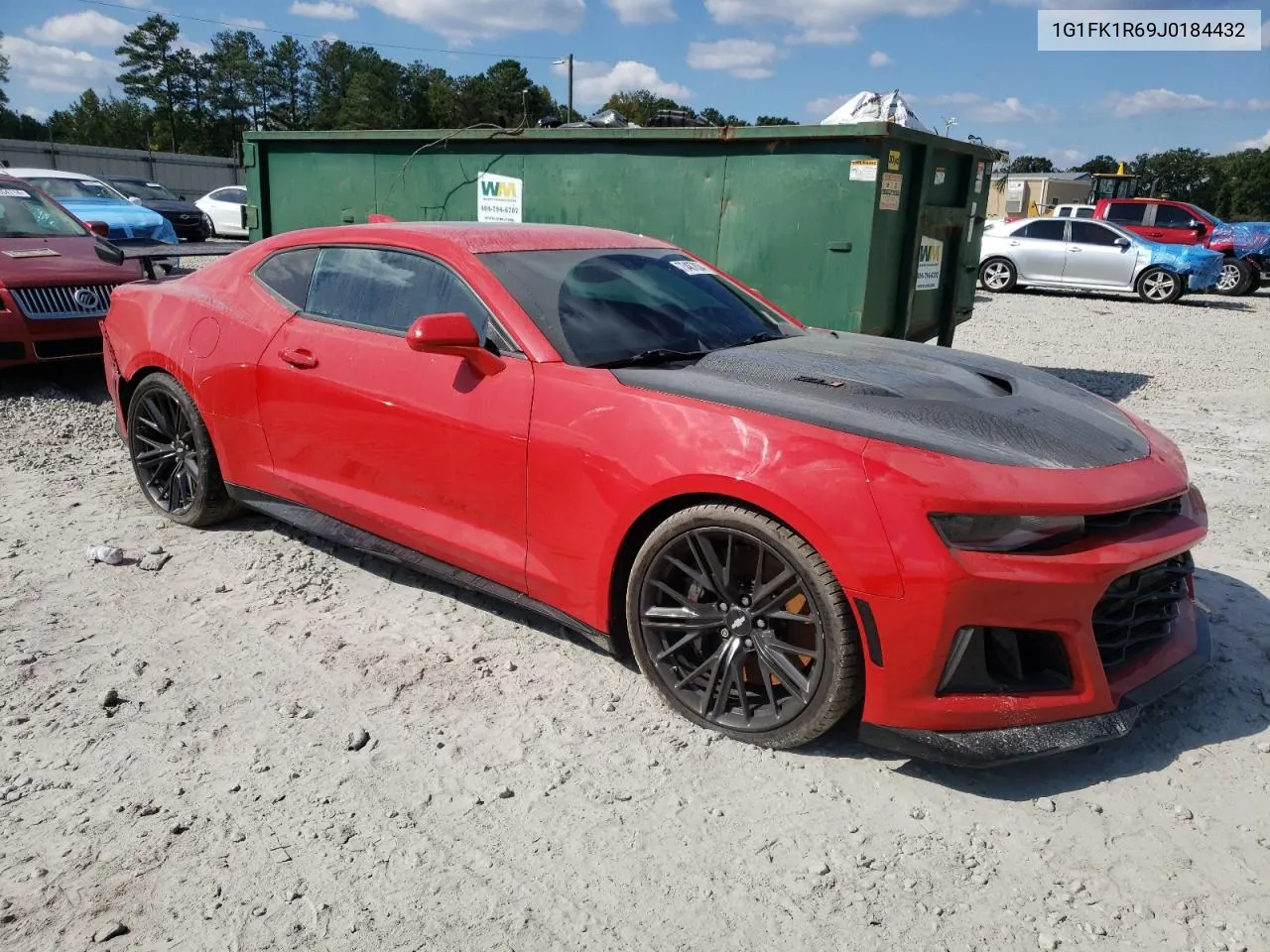 2018 Chevrolet Camaro Zl1 VIN: 1G1FK1R69J0184432 Lot: 73487834