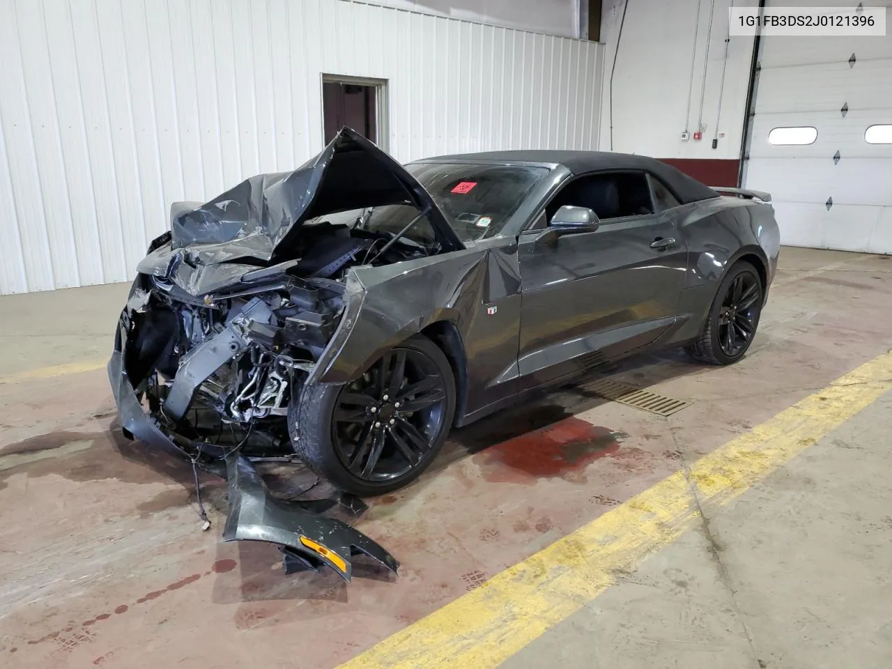 1G1FB3DS2J0121396 2018 Chevrolet Camaro Lt