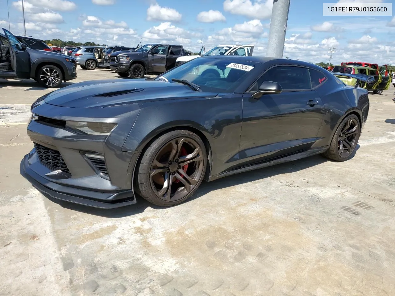 2018 Chevrolet Camaro Ss VIN: 1G1FE1R79J0155660 Lot: 73867534