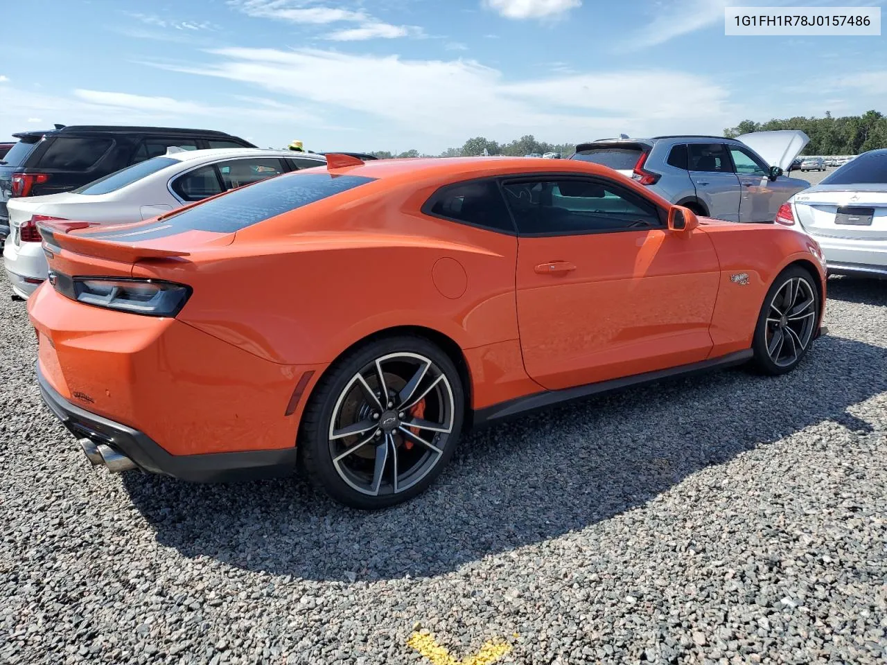 2018 Chevrolet Camaro Ss VIN: 1G1FH1R78J0157486 Lot: 73889884