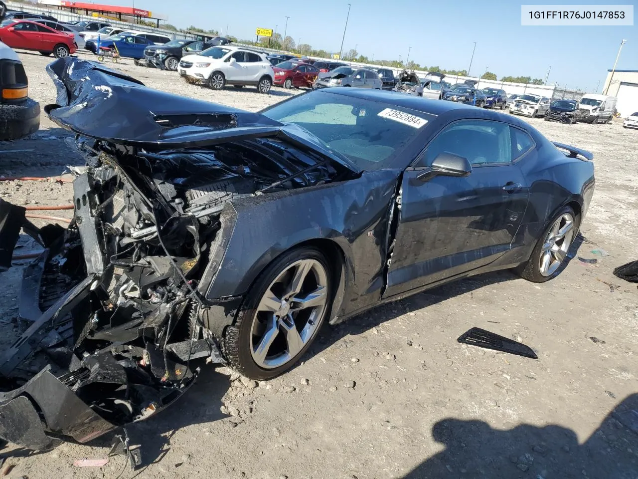 2018 Chevrolet Camaro Ss VIN: 1G1FF1R76J0147853 Lot: 73952884