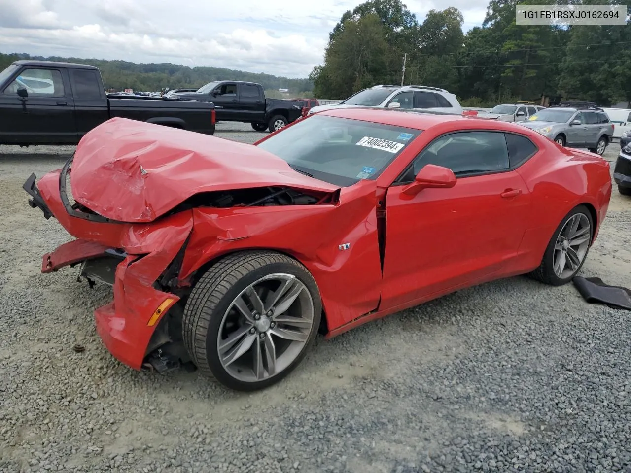 2018 Chevrolet Camaro Lt VIN: 1G1FB1RSXJ0162694 Lot: 74002394