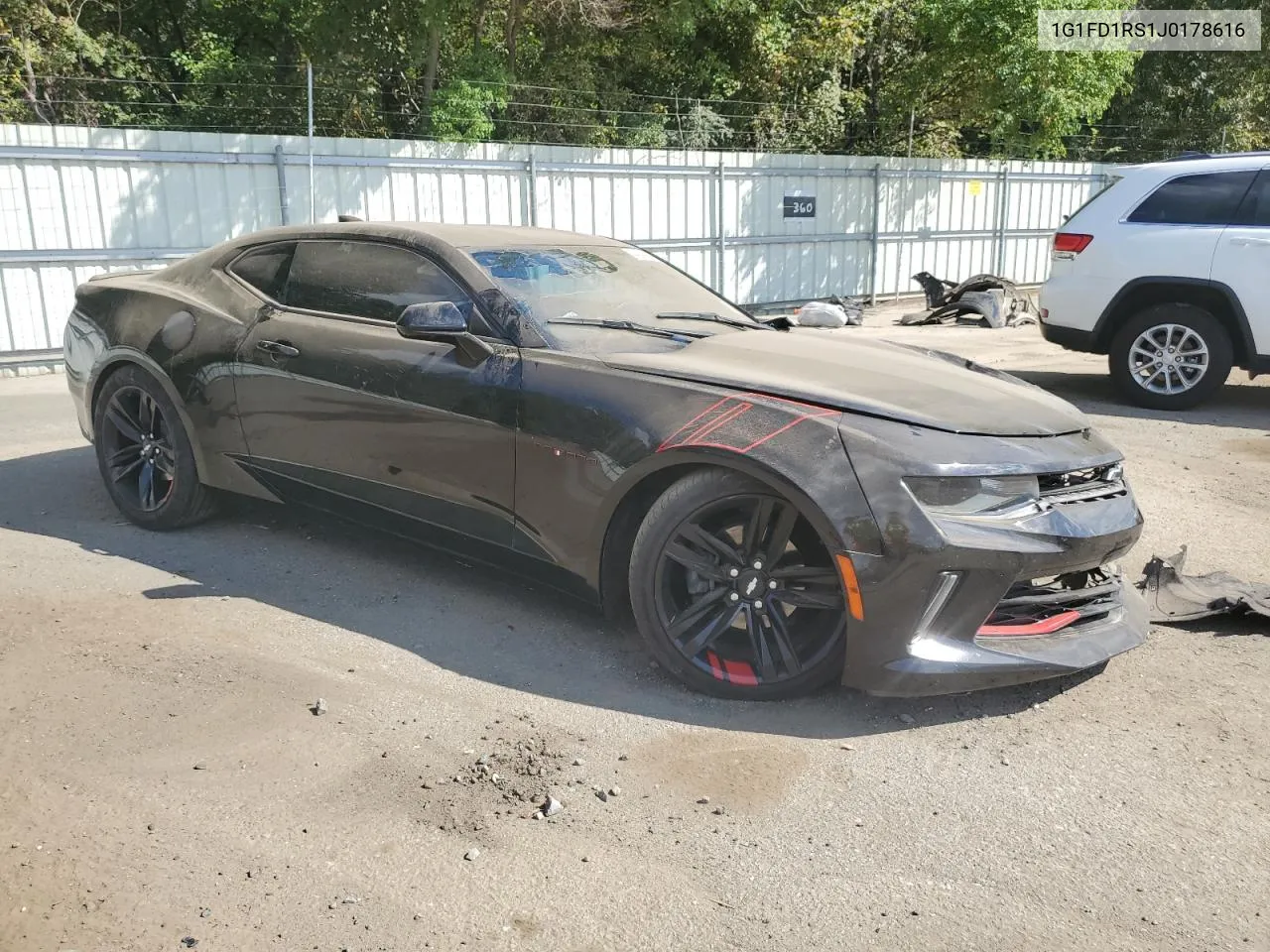 2018 Chevrolet Camaro Lt VIN: 1G1FD1RS1J0178616 Lot: 74004844