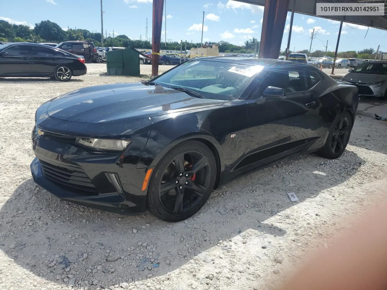 2018 Chevrolet Camaro Lt VIN: 1G1FB1RX9J0142951 Lot: 74013354