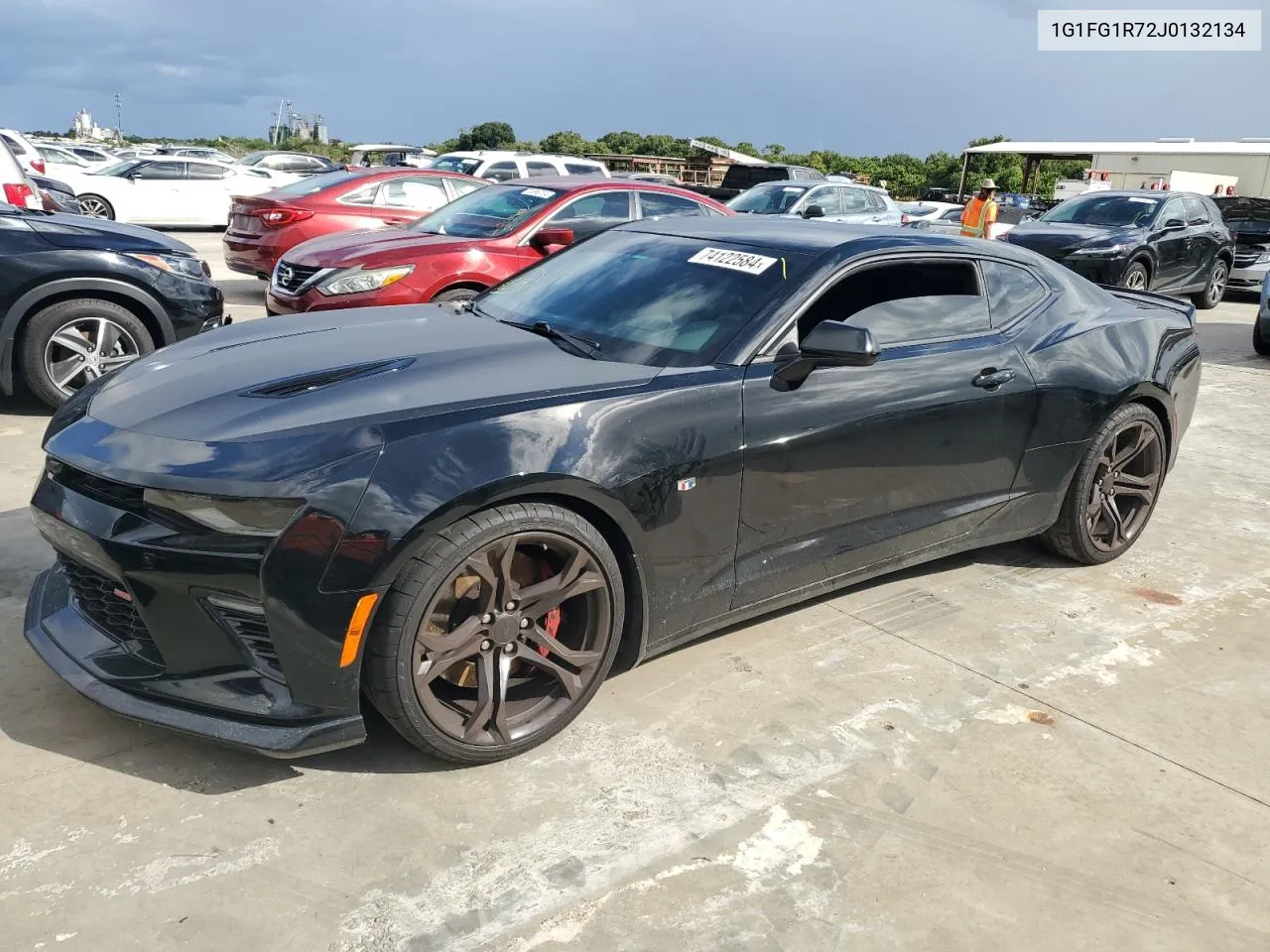 2018 Chevrolet Camaro Ss VIN: 1G1FG1R72J0132134 Lot: 74122584