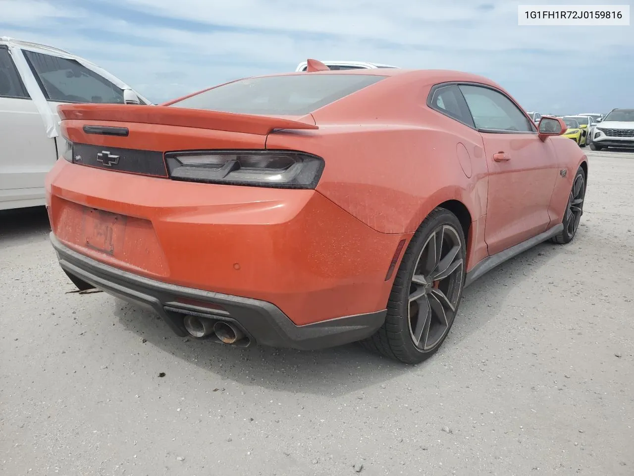 2018 Chevrolet Camaro Ss VIN: 1G1FH1R72J0159816 Lot: 74239414