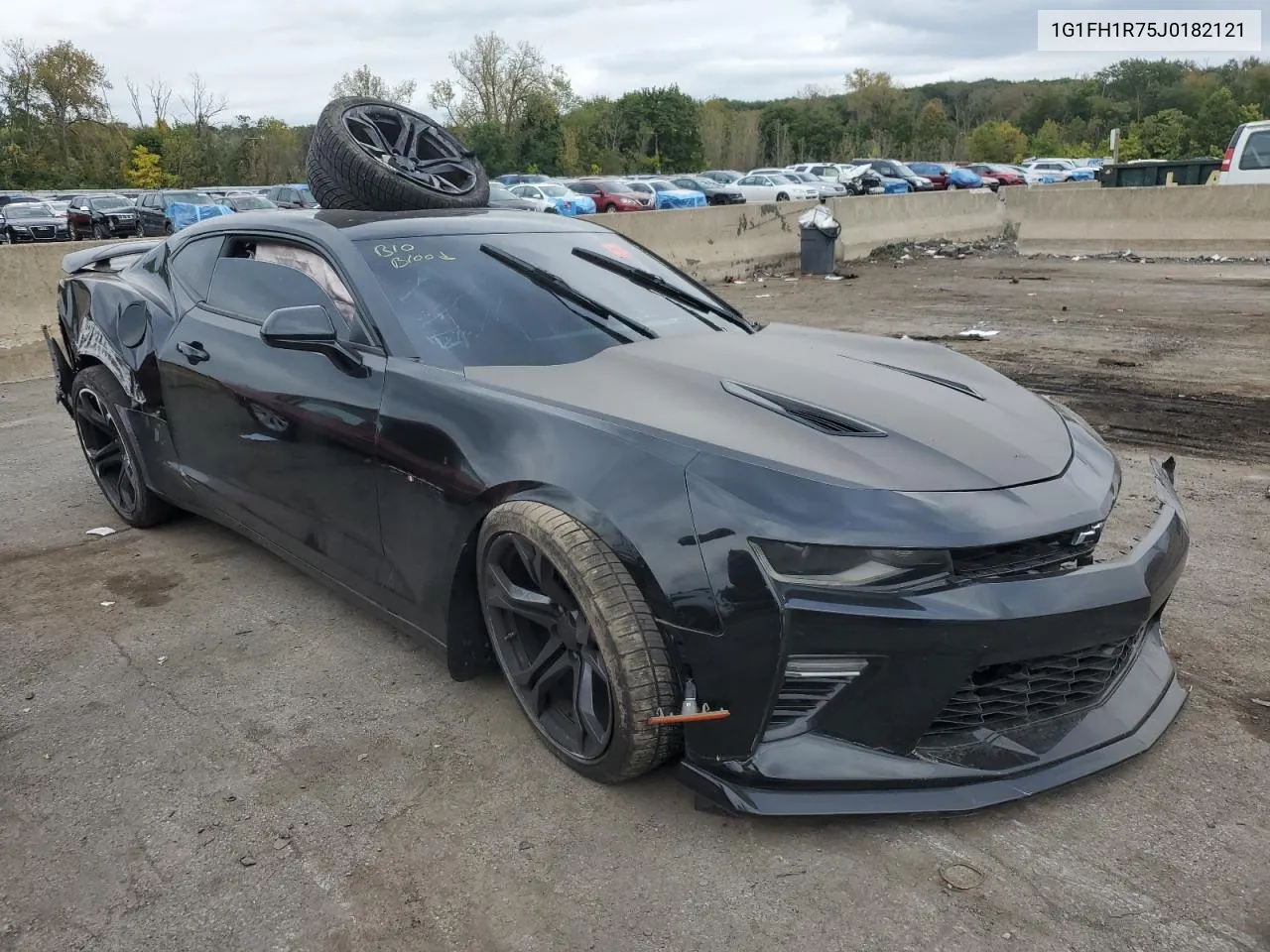 2018 Chevrolet Camaro Ss VIN: 1G1FH1R75J0182121 Lot: 74447374