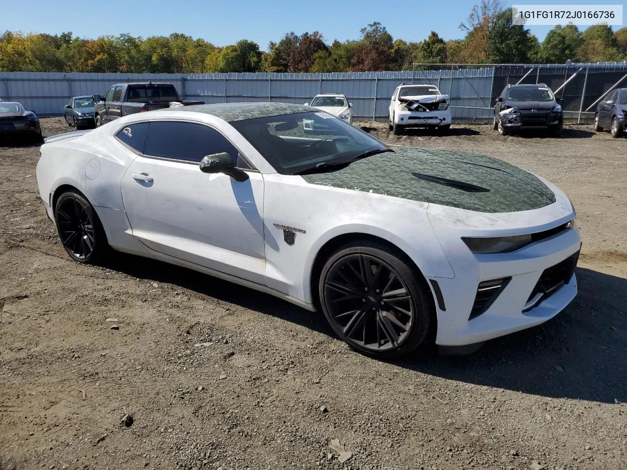 2018 Chevrolet Camaro Ss VIN: 1G1FG1R72J0166736 Lot: 74545474