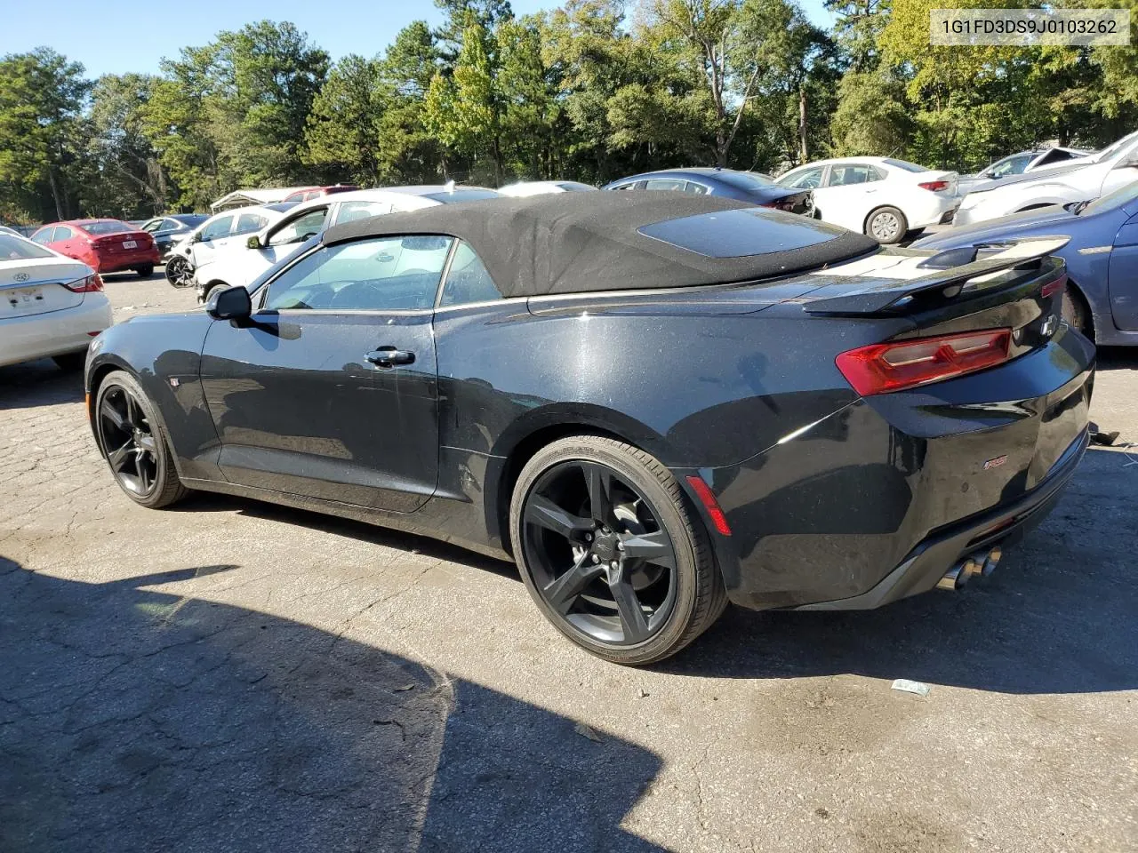 2018 Chevrolet Camaro Lt VIN: 1G1FD3DS9J0103262 Lot: 74660174