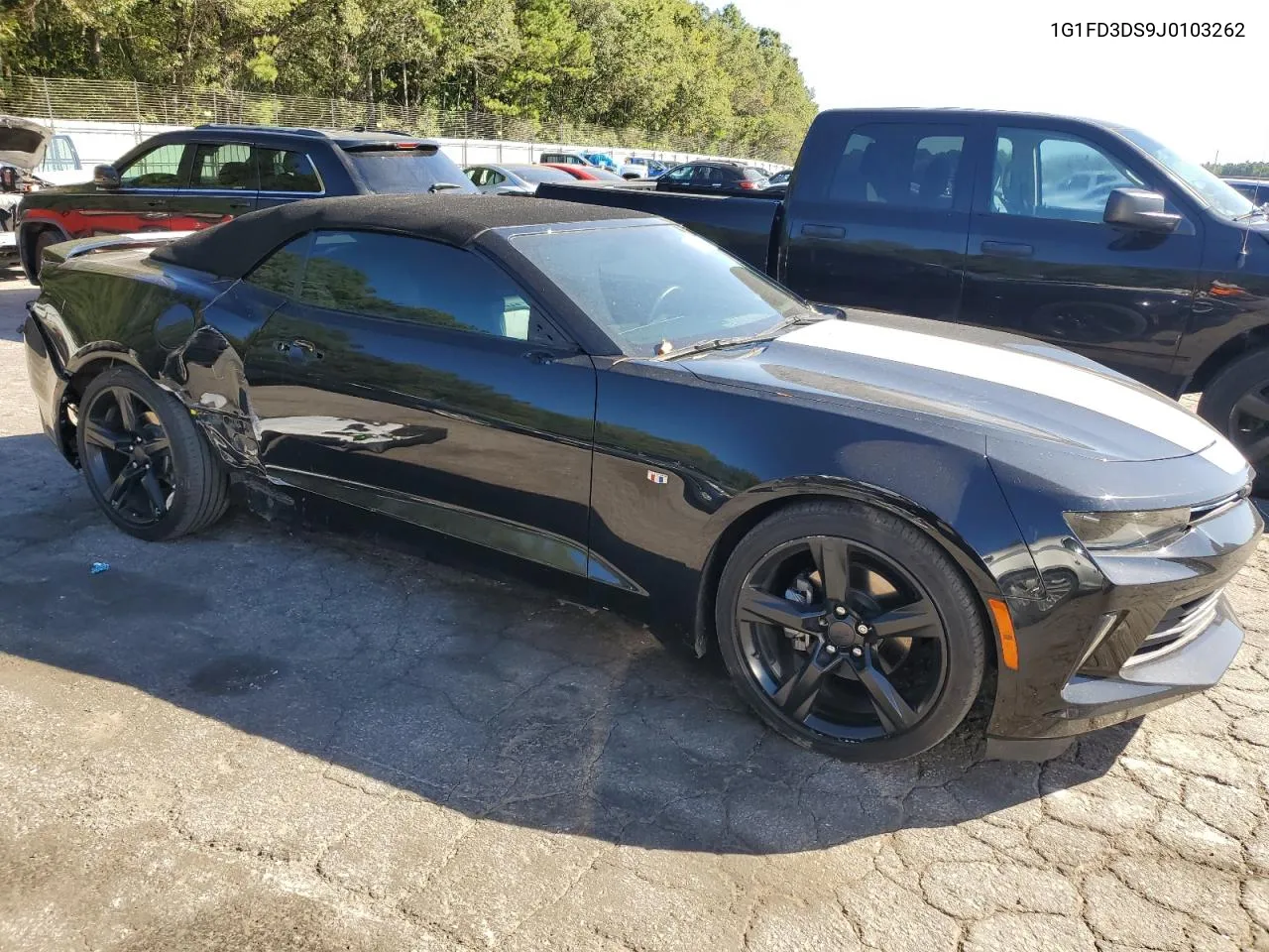 2018 Chevrolet Camaro Lt VIN: 1G1FD3DS9J0103262 Lot: 74660174