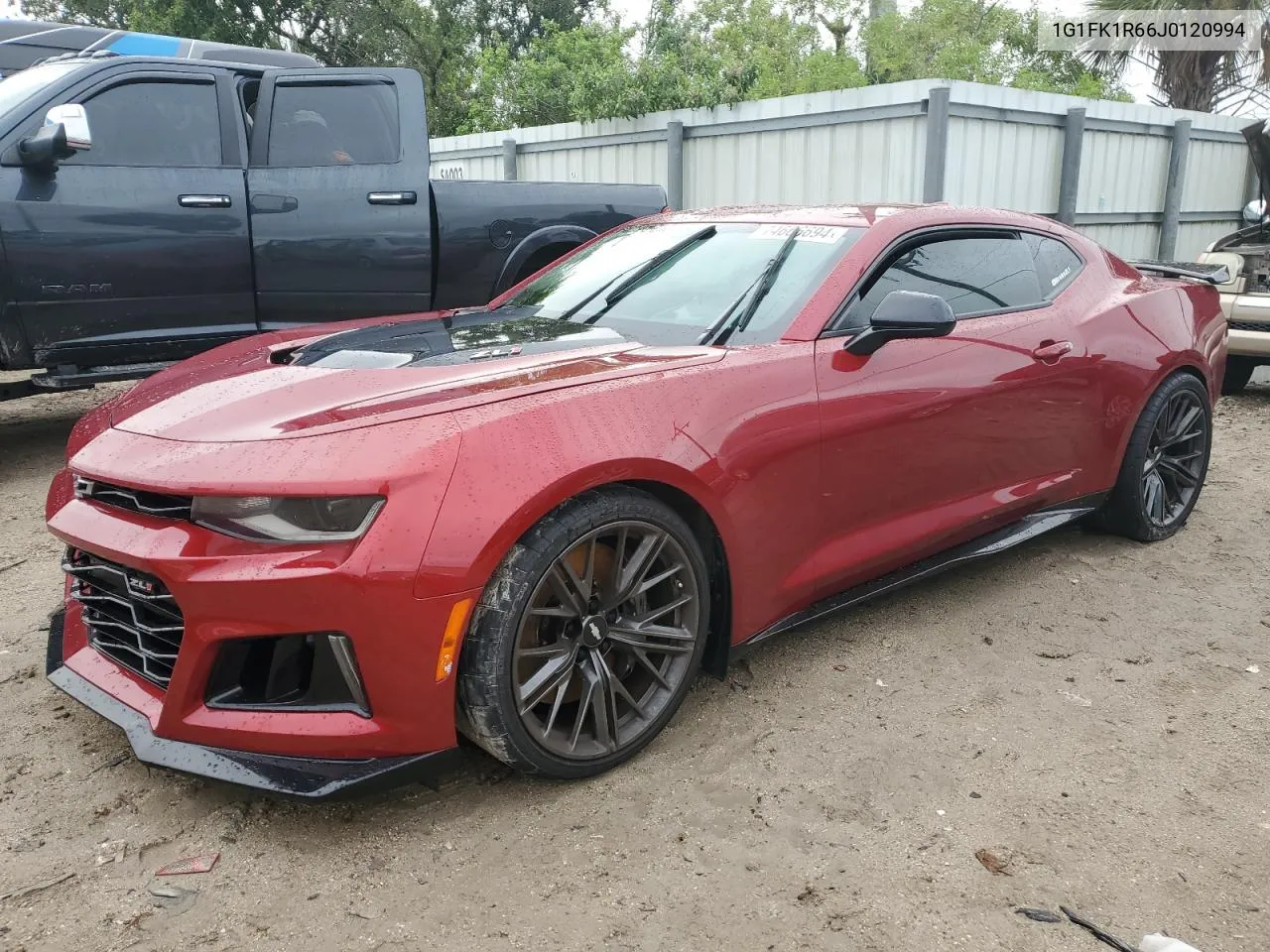 1G1FK1R66J0120994 2018 Chevrolet Camaro Zl1