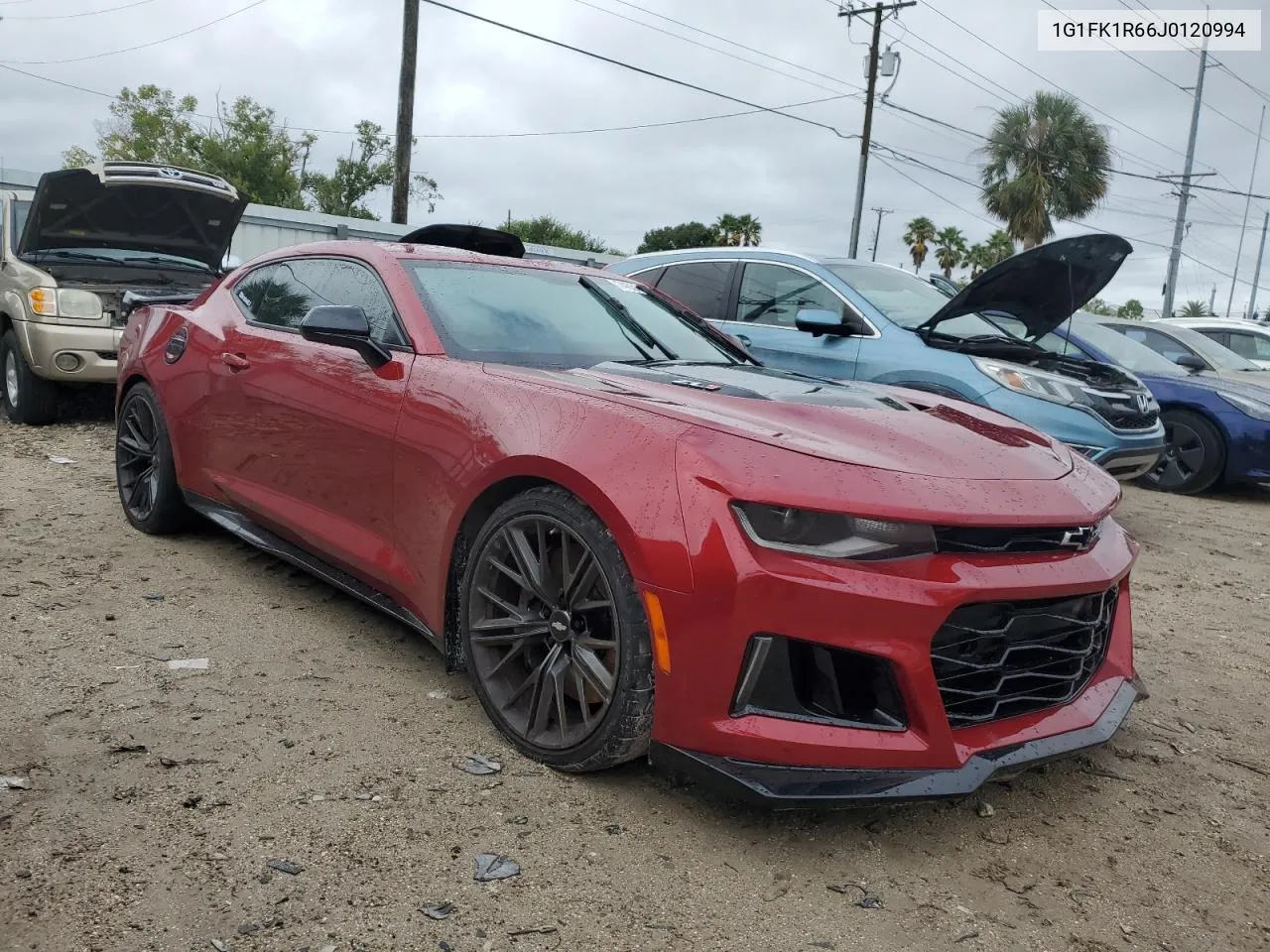 2018 Chevrolet Camaro Zl1 VIN: 1G1FK1R66J0120994 Lot: 74666694