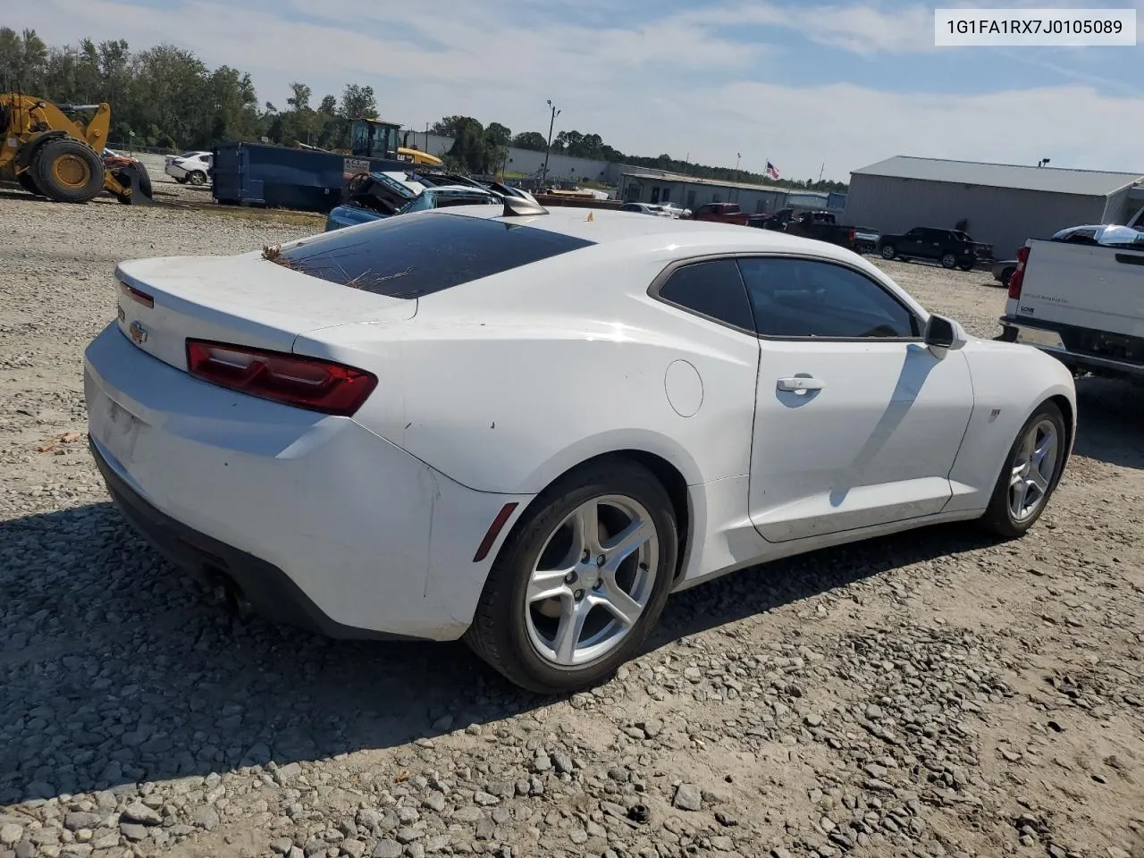 2018 Chevrolet Camaro Ls VIN: 1G1FA1RX7J0105089 Lot: 75129934