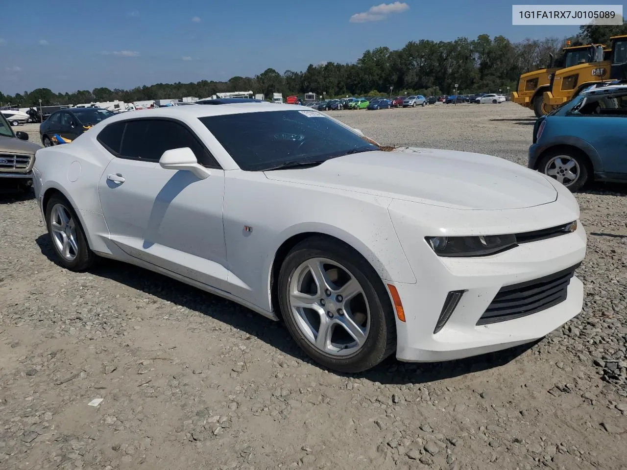 2018 Chevrolet Camaro Ls VIN: 1G1FA1RX7J0105089 Lot: 75129934