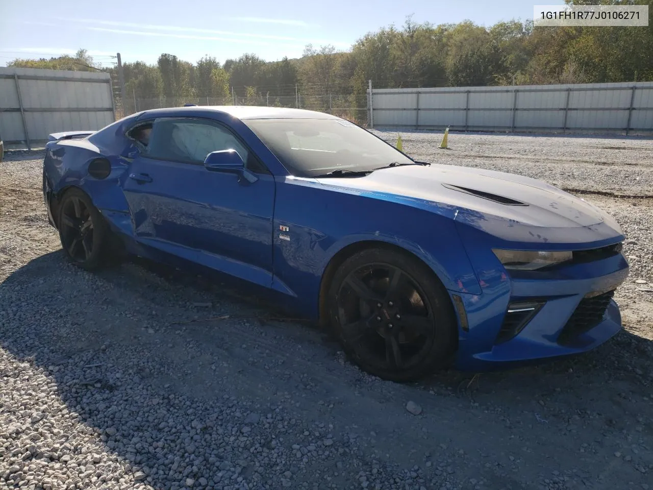 2018 Chevrolet Camaro Ss VIN: 1G1FH1R77J0106271 Lot: 75351964