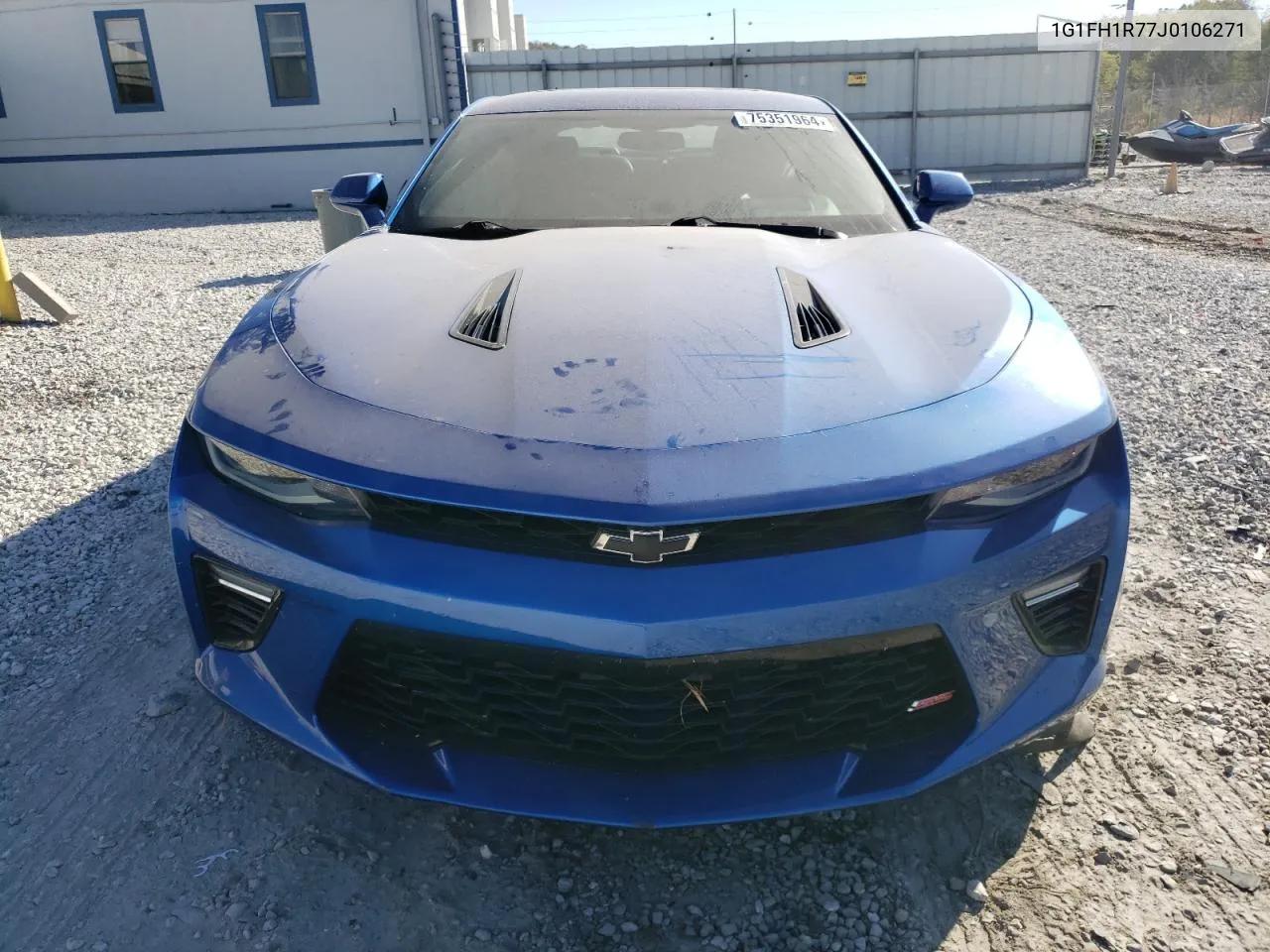 2018 Chevrolet Camaro Ss VIN: 1G1FH1R77J0106271 Lot: 75351964