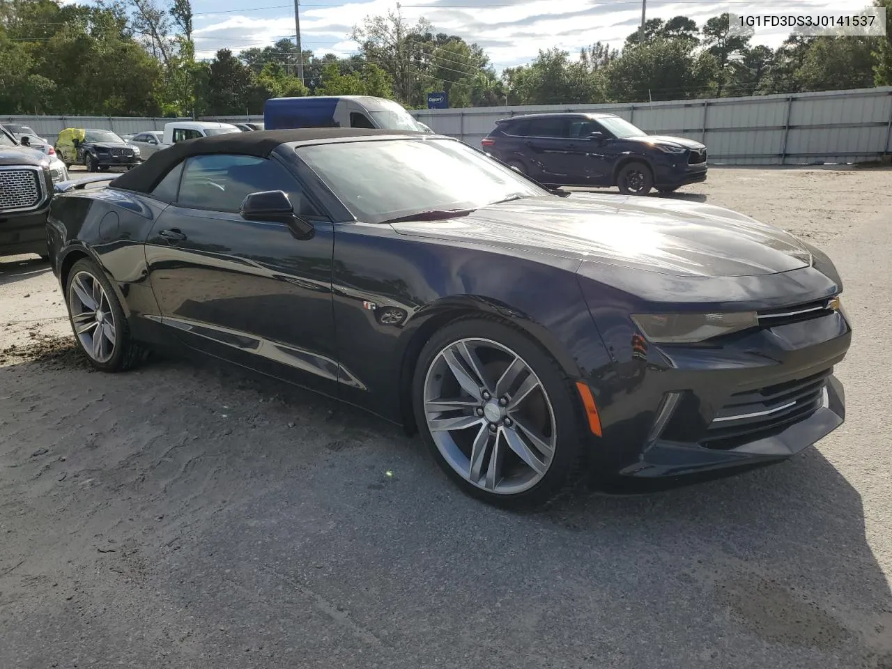 2018 Chevrolet Camaro Lt VIN: 1G1FD3DS3J0141537 Lot: 75500384