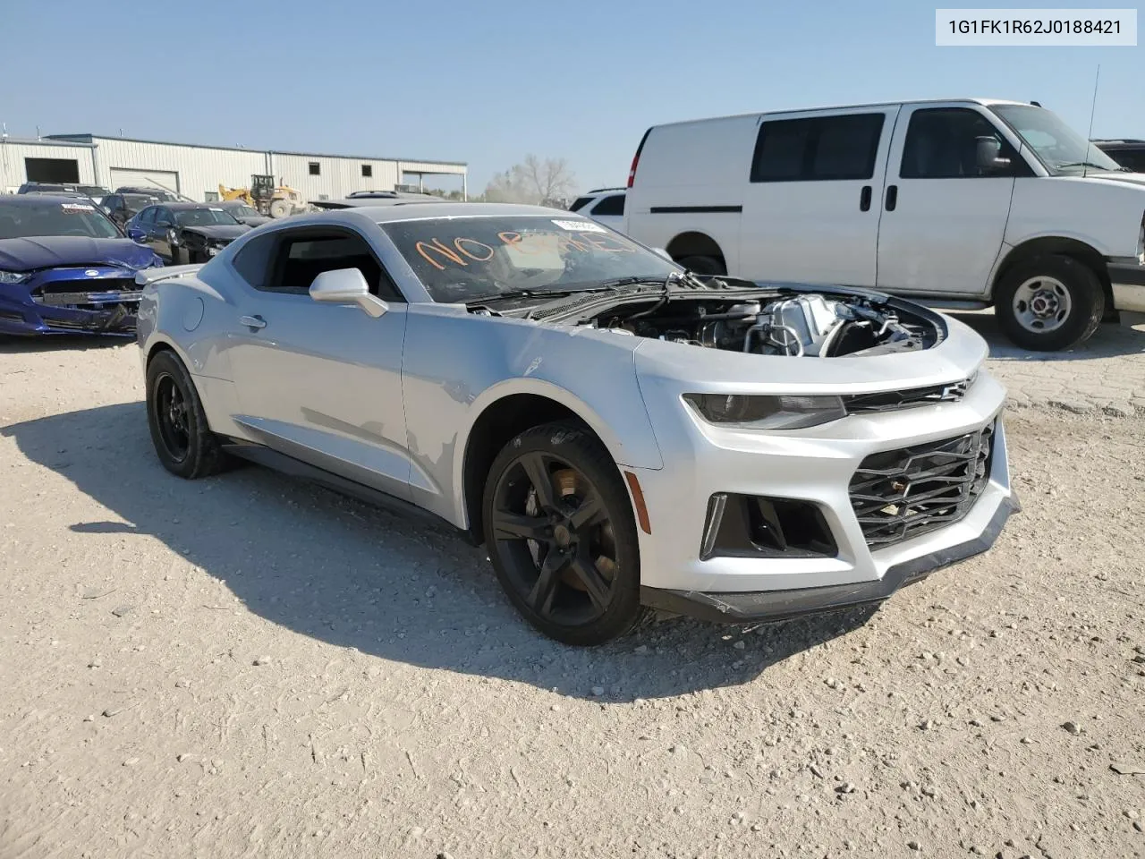 2018 Chevrolet Camaro Zl1 VIN: 1G1FK1R62J0188421 Lot: 75640894