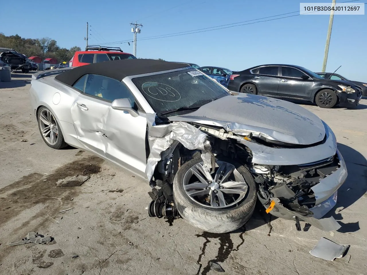 2018 Chevrolet Camaro Lt VIN: 1G1FB3DS4J0112697 Lot: 75656424