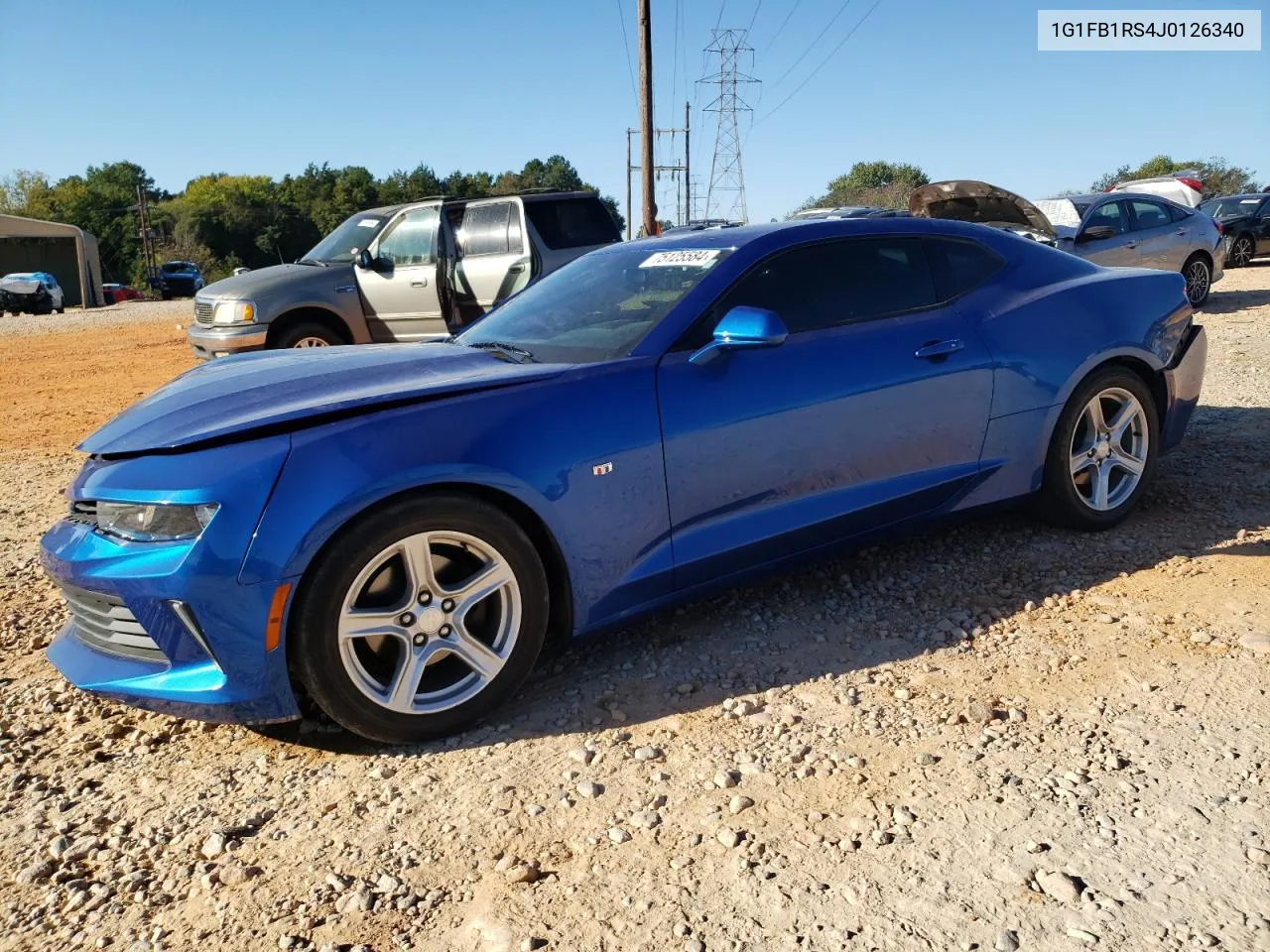 2018 Chevrolet Camaro Lt VIN: 1G1FB1RS4J0126340 Lot: 75686374