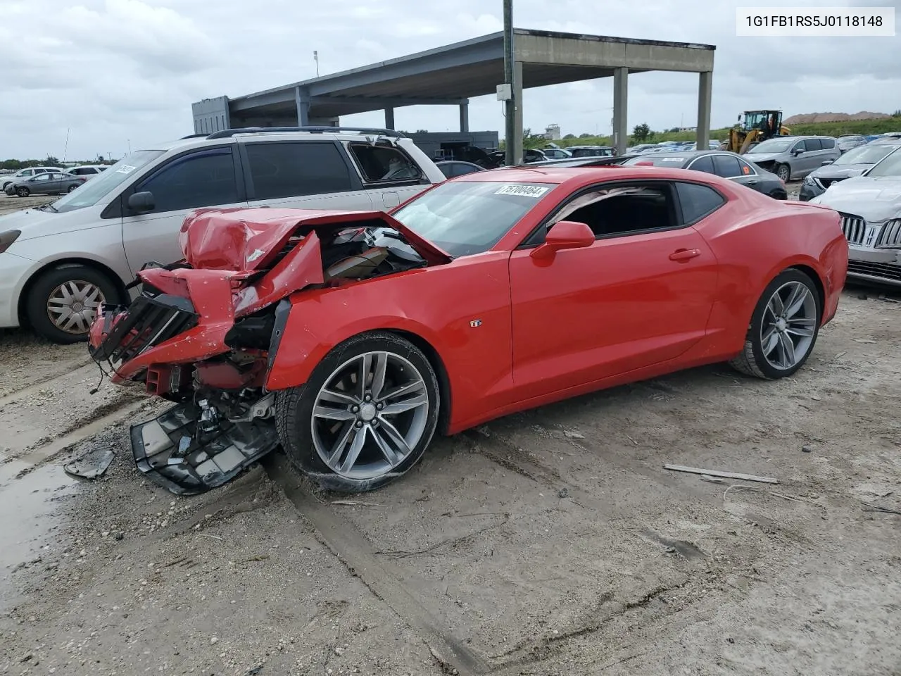 2018 Chevrolet Camaro Lt VIN: 1G1FB1RS5J0118148 Lot: 75700464