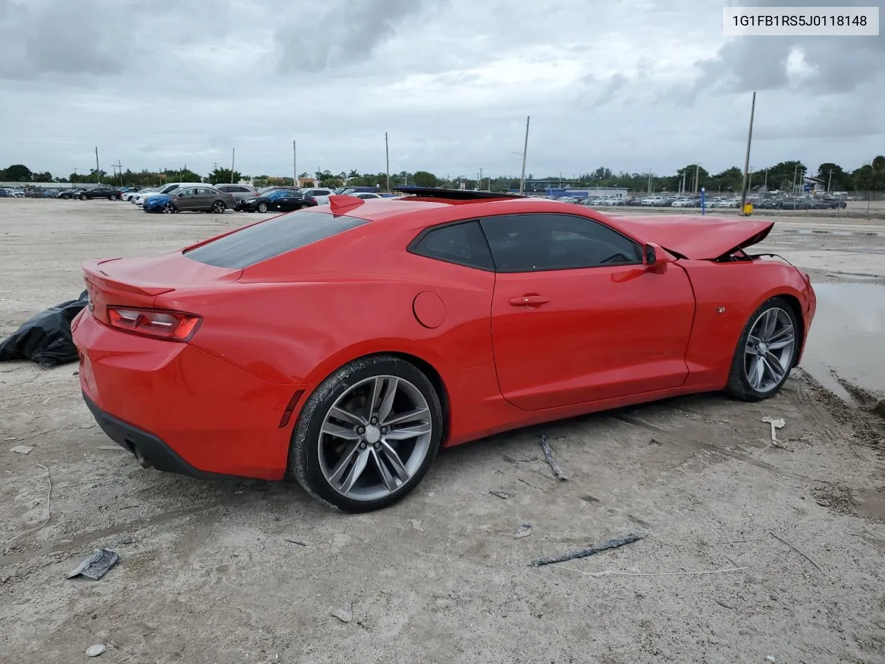 2018 Chevrolet Camaro Lt VIN: 1G1FB1RS5J0118148 Lot: 75700464