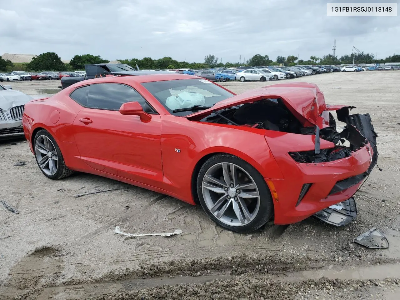 2018 Chevrolet Camaro Lt VIN: 1G1FB1RS5J0118148 Lot: 75700464