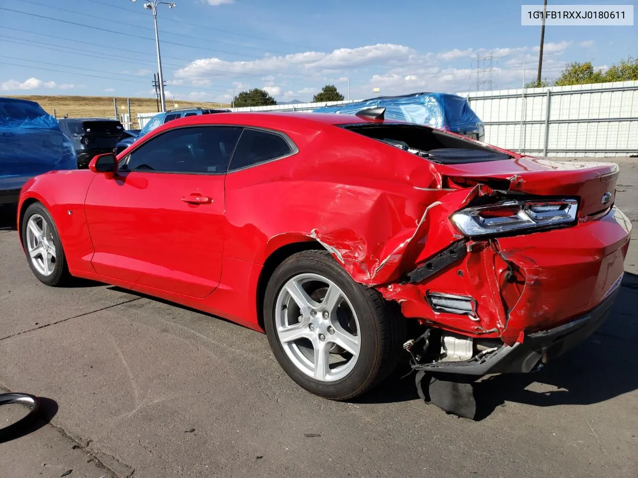 2018 Chevrolet Camaro Lt VIN: 1G1FB1RXXJ0180611 Lot: 75756634