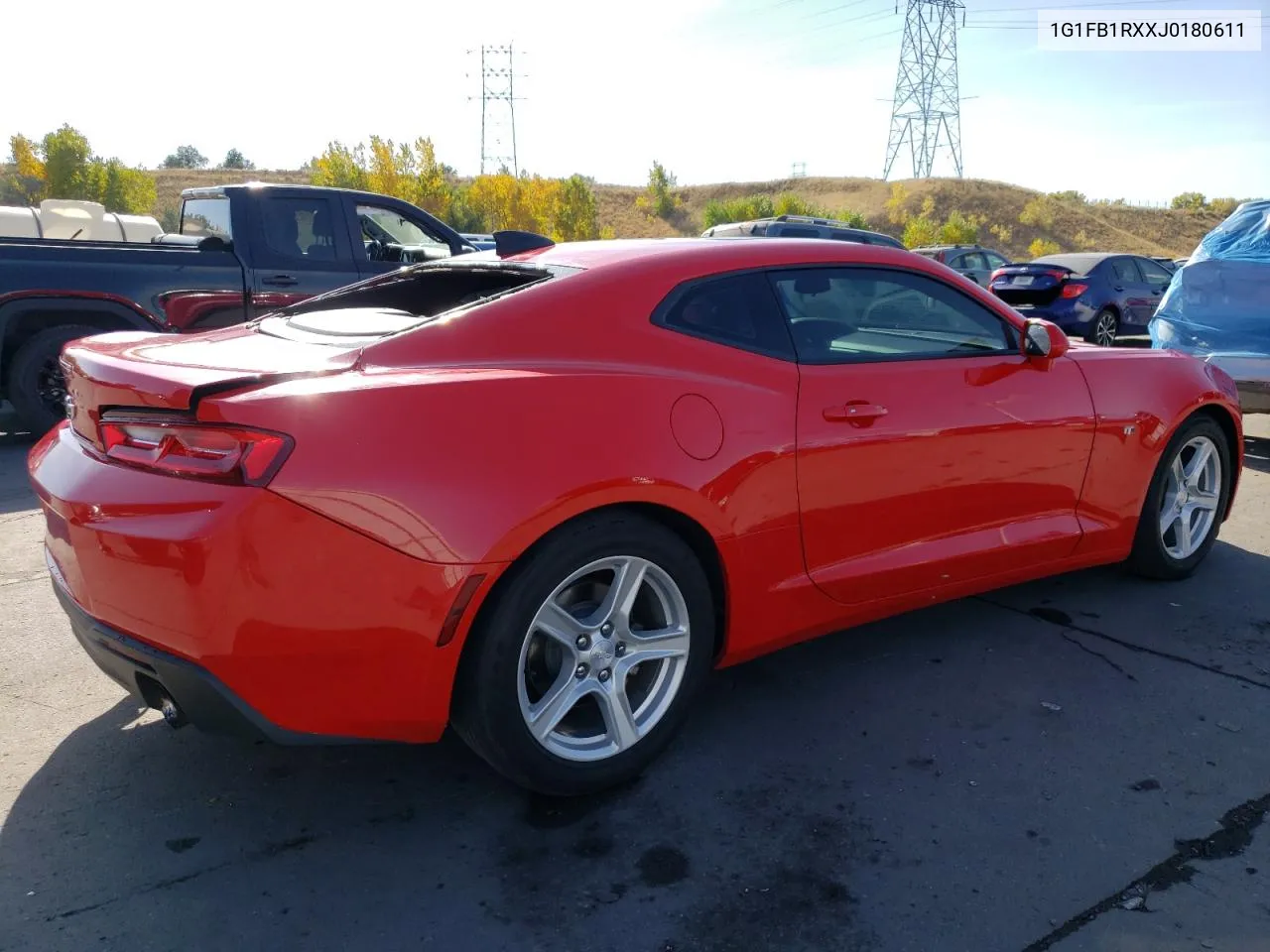 2018 Chevrolet Camaro Lt VIN: 1G1FB1RXXJ0180611 Lot: 75756634