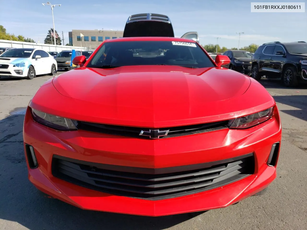 2018 Chevrolet Camaro Lt VIN: 1G1FB1RXXJ0180611 Lot: 75756634