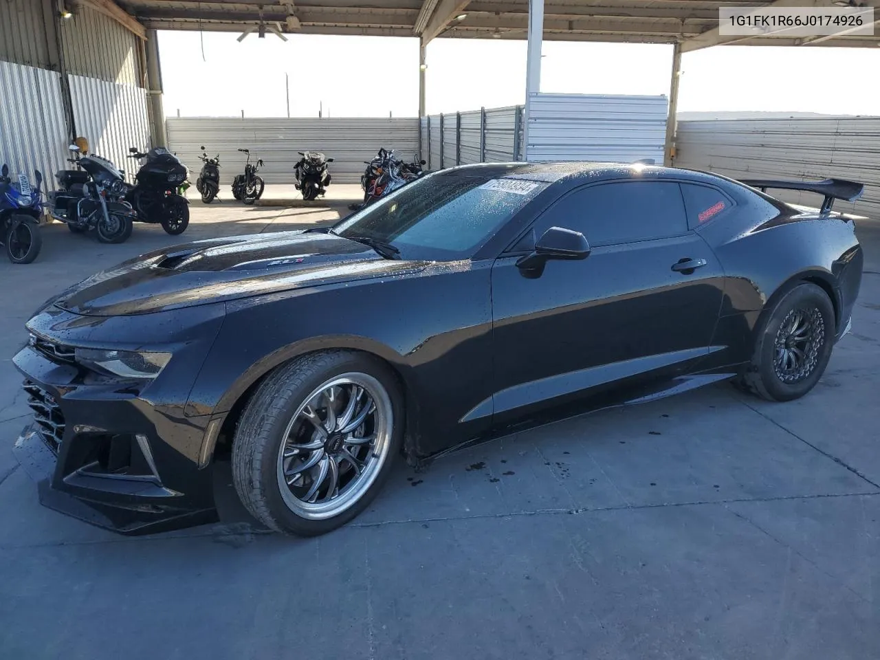 2018 Chevrolet Camaro Zl1 VIN: 1G1FK1R66J0174926 Lot: 75804934