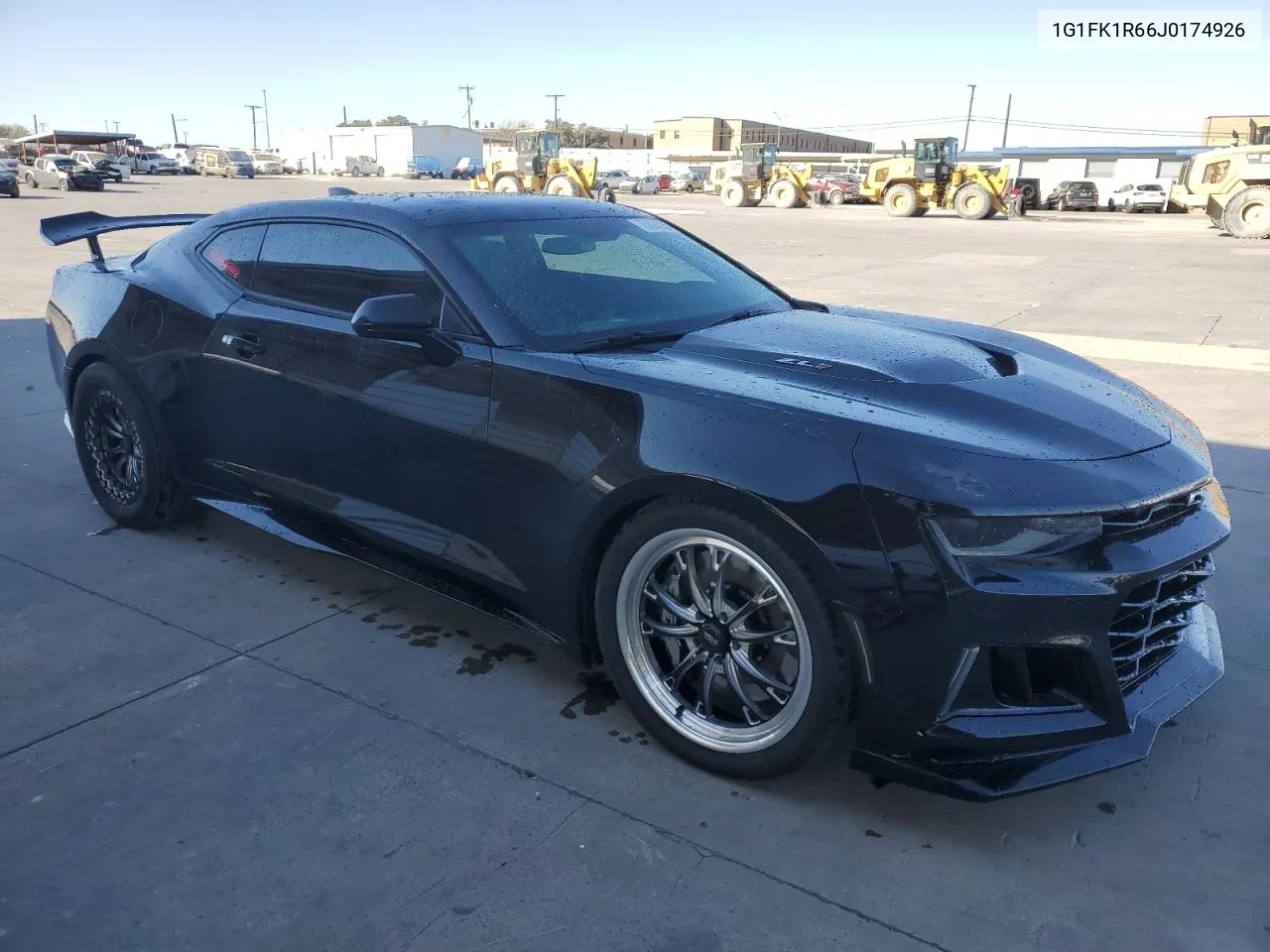 2018 Chevrolet Camaro Zl1 VIN: 1G1FK1R66J0174926 Lot: 75804934