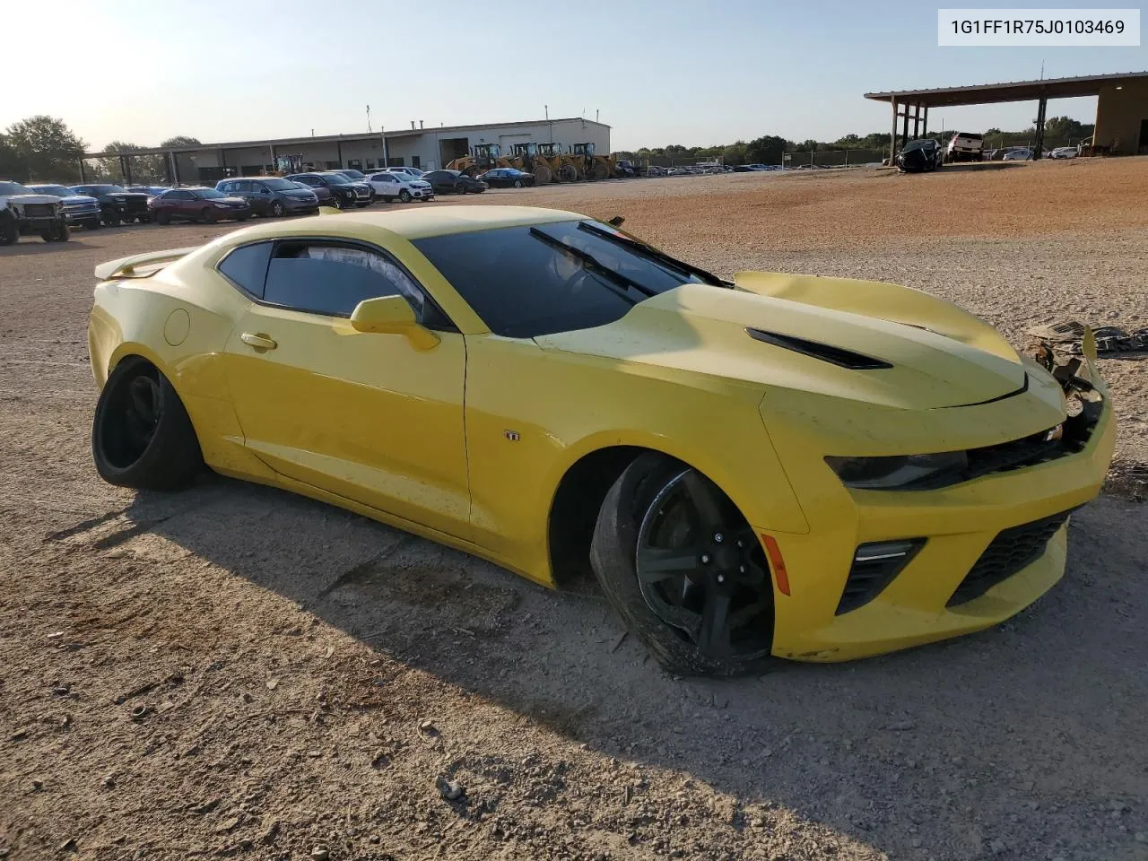 2018 Chevrolet Camaro Ss VIN: 1G1FF1R75J0103469 Lot: 75811354