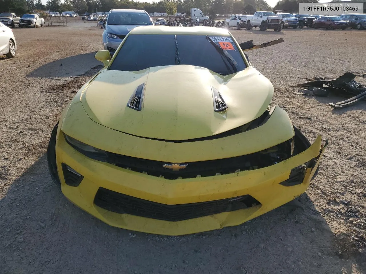 1G1FF1R75J0103469 2018 Chevrolet Camaro Ss