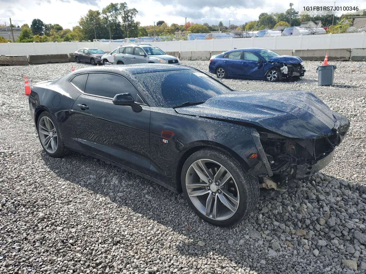 2018 Chevrolet Camaro Lt VIN: 1G1FB1RS7J0100346 Lot: 76089484