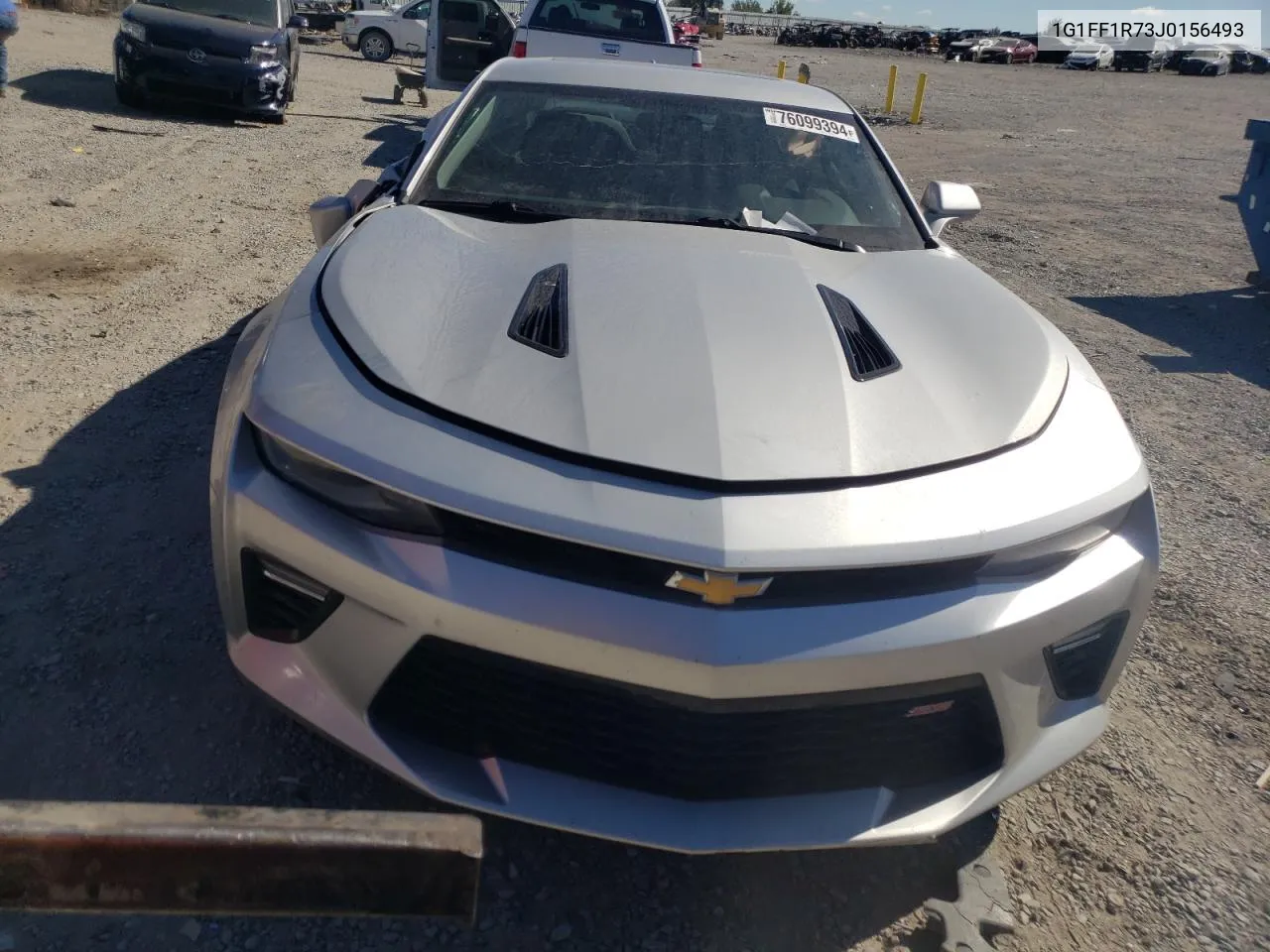 2018 Chevrolet Camaro Ss VIN: 1G1FF1R73J0156493 Lot: 76099394