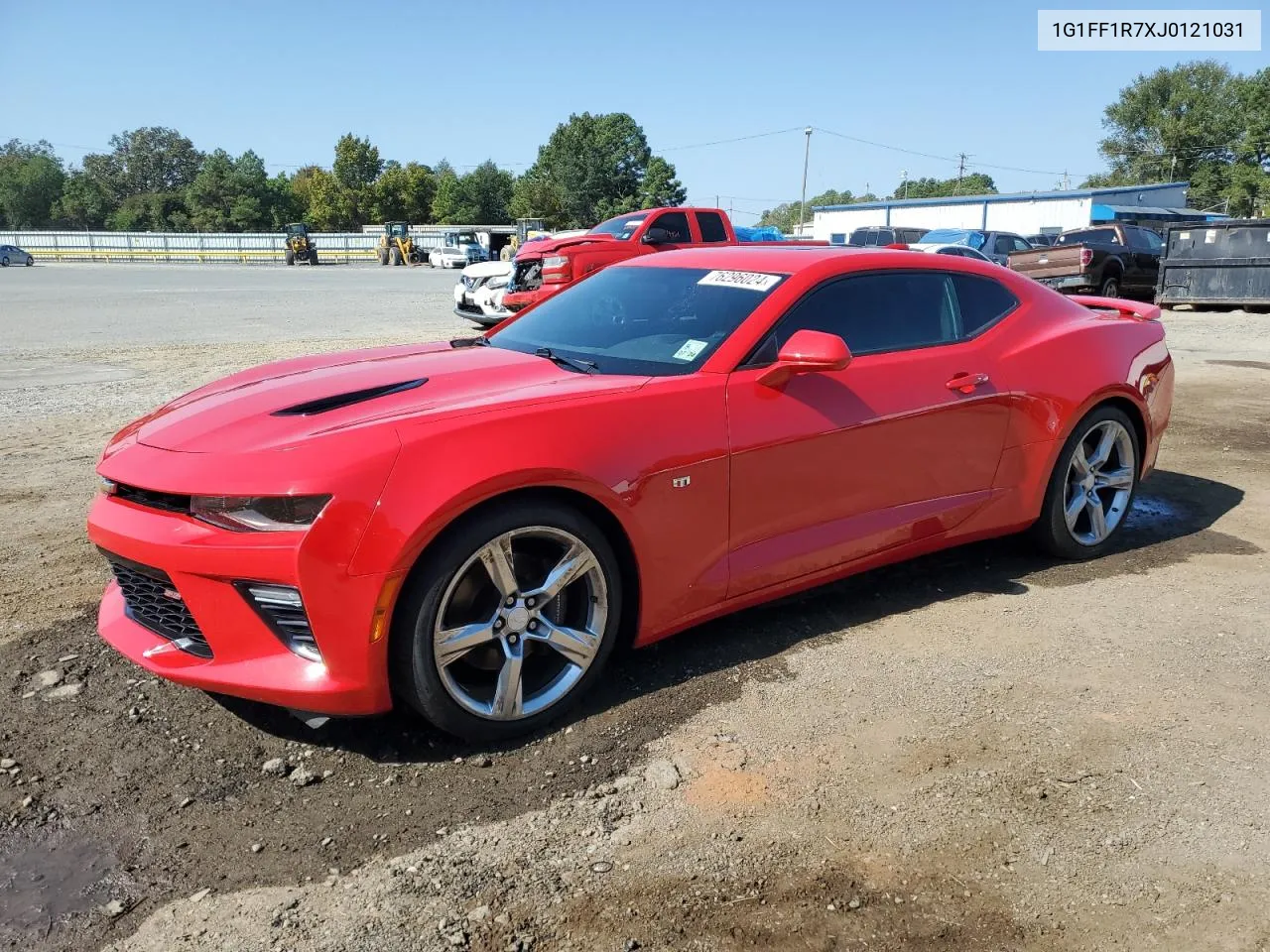 2018 Chevrolet Camaro Ss VIN: 1G1FF1R7XJ0121031 Lot: 76296024