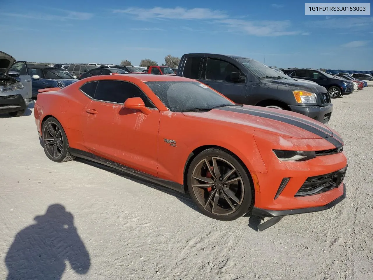 2018 Chevrolet Camaro Lt VIN: 1G1FD1RS3J0163003 Lot: 76378184