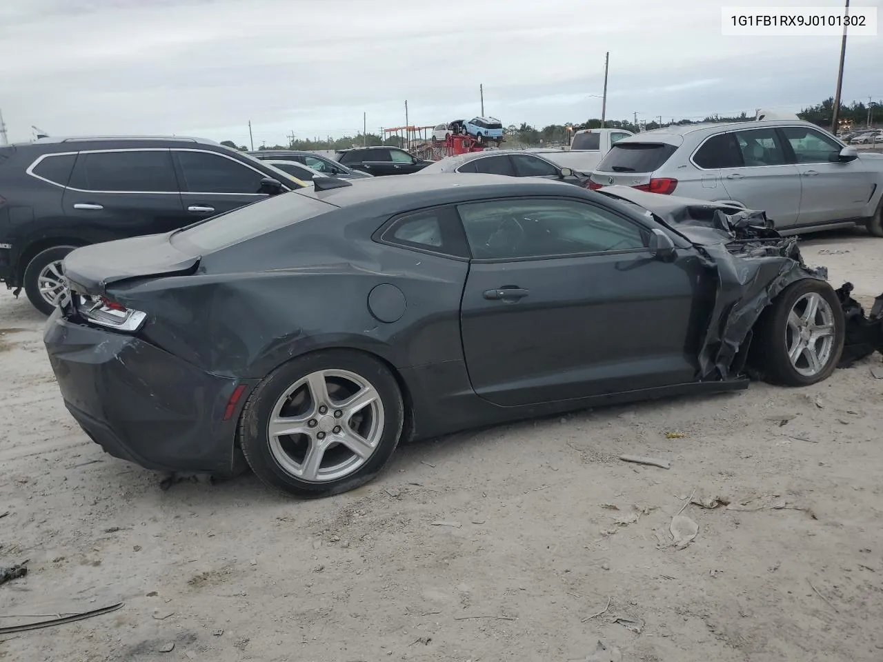 2018 Chevrolet Camaro Lt VIN: 1G1FB1RX9J0101302 Lot: 76511064